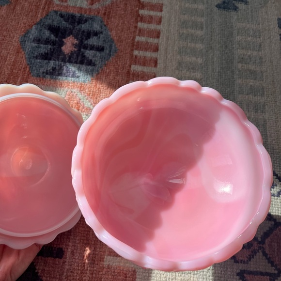 Fenton rosalene candy dish - Picture 3 of 4